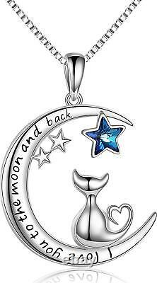 Inspirational Jewelry Gifts Sterling Silver Girls Animals On the Moon