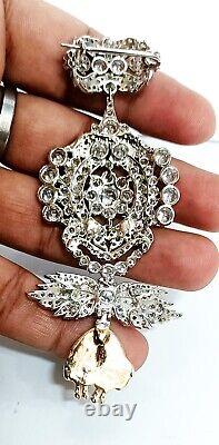 Inspired Cubic Zircon 925 Silver Brooch Gift For her Brooch Wedding Love Gift