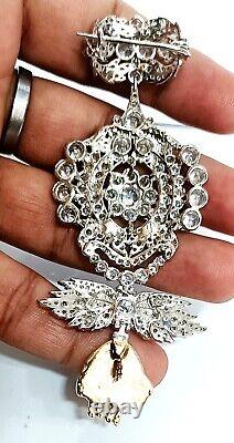 Inspired Cubic Zircon 925 Silver Brooch Gift For her Brooch Wedding Love Gift