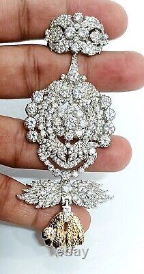 Inspired Cubic Zircon 925 Silver Brooch Gift For her Brooch Wedding Love Gift