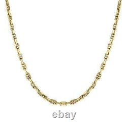 Italian Mariner Chain in 10K Yellow Gold Women Jewelry For Gift Size 18