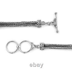 Jewelry Gifts 925 Sterling Silver Bracelet Labradorite Dragonfly Size 7.5 Ct 35