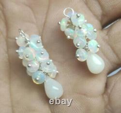 Jewelry Set Opal Earring Bracelet Set Sterling Silver Opal Beads Jewelry Gift