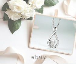 June Birthstone Jewelry White Pearl Necklace Birthday Anniversary Gifts For For