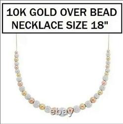 Kohl's Jewelry (Great Gift)10K OVER STERLING SILVER BEAD NECLACE