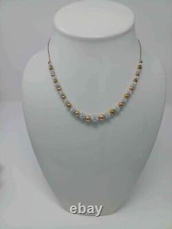 Kohl's Jewelry (Great Gift)10K OVER STERLING SILVER BEAD NECLACE