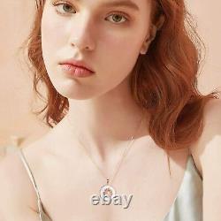 LOVELY Sterling Silver Sunflower Pendant Chain Jewelry Gift Women Fashion Beauty