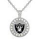 Las Vegas Raiders Womens 925 Sterling Silver Necklace Jewelry w Gift Pkg D18