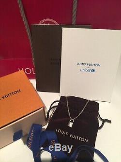 Louis Vuitton Silver Lockit Bracelet Padlock Sterling Silver Full Set Gift Box