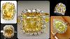 Luxurious Women 925 Silver Huge Citrine Princess Cut Ring Wedding Jewelry Gift
