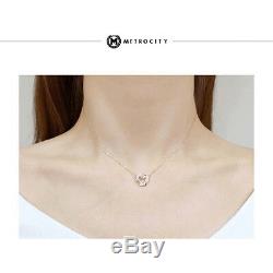 METROCITY Women's Jewelry Rose Gold Necklace Silver925 K-Drama Gift Pink