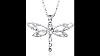 Manbu Sterling Silver Dragonfly Earrings Necklace Celtic Jewelry Gifts For Women Dragonfly Lo