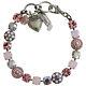 Mariana Silver PINK Rose Swarovski Sparkly Mosaic Crystal Bracelet GORGEOUS GIFT
