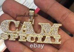 Men's Custom Jewelry Gift 3.10 Ct D/VVS Genuine Moissanite Pendant 925 Silver