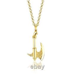 Mens Axe Pendant Man Nordic Axe Necklace Necklace For Man Silver Jewelry Gift