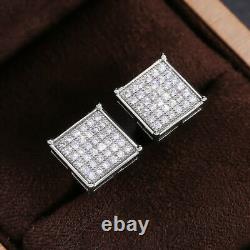 Moissanite 925 Silver Cute Stud Earrings For Women Wedding Party Jewelry Gift