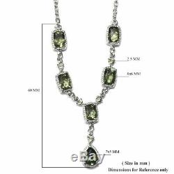 Moldavite Necklace 925 Sterling Silver Jewelry Mothers Day Gifts Size 18 Ct 4.8