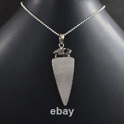 Muonionalusta Meteorite Pendant 925 Silver Triangle Slice Meteorite Jewelry Gift