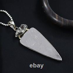 Muonionalusta Meteorite Pendant 925 Silver Triangle Slice Meteorite Jewelry Gift