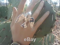 NEW Massive Handmade Big Sterling Silver Bird Ring Boho Native Great Gift