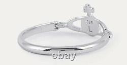 NIB Vivienne Westwood Vendome Orb Silver Ring 0.925 Sterling size L Gift Box