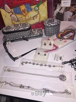 NWT Brighton HALO Tanzanite GIFT LOT 6 Pieces Necklaces Earrings Sunglasses More
