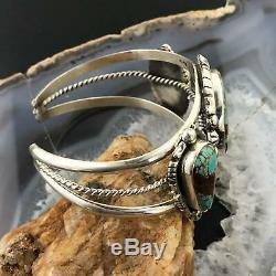 Native American Sterling Silver Turuoise Cuff Braclet For Women Christmas Gift