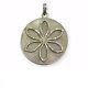 Natural Pave Diamond 925 Sterling Silver Pendant Flower Jewelry Gift For Her