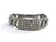 Natural Pave Diamond Chain Style Ring Solid 925 Sterling Silver Jewelry Gift