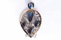 Natural Pietersite Gemstone 925 Sterling Silver Pendant Engagement Jewelry Gift