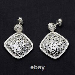 Natural Rose Cut Polki 925 Sterling Silver Jewelry Gift For Special Party