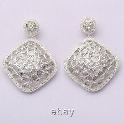 Natural Rose Cut Polki 925 Sterling Silver Jewelry Gift For Special Party