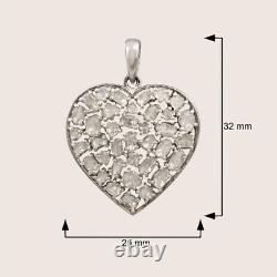 Natural Rose Cut Polki 925 Sterling Silver Jewelry Necklaces Gift For Girls