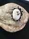 Navajo Indian Sterling Silver White Buffalo Turquoise Ring Sz 5 Yazzie Gift 1079