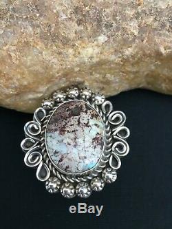Navajo Native American Sterling Silver Dry Creek Turquoise Ring S9 4775 Gift