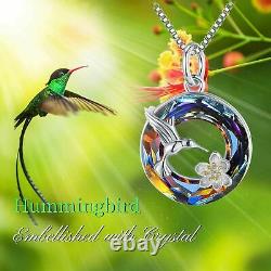 Necklace Jewelry for Women 925 Sterling Silver Cute Bird Pendant Necklace Gifts