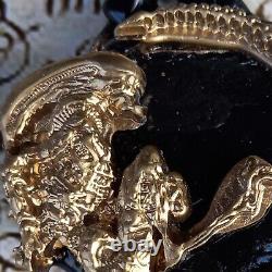 Necklace talisman amulets pendant black gothic jewelry devil snake eagle skull 1