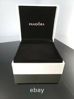 New! Authentic PANDORA Double Halo Silver Necklace Earrings Gift Set s925 ALE