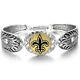 New Orleans Saints Women's Silver Bracelet Football Jewelry Gift w GiftPkg D3
