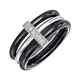 New Silver 925 Ceramics Ring Stones Gift Jewelry Charm Fashion Style Women