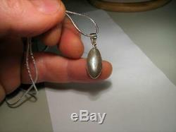 Opal Pendant Genuine Natural Australian Silver Jewelry 5.8ct Necklace Gift B43