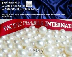 Pacific Pearls 11mm Australian South Sea Pearl Silver Earrings Gifts For Sister