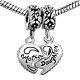 Pandora I Love You Bracelet Bead Charm Silver My Mum Heart Mother Daughter Gift