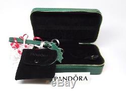 Pandora Love You Forever Holiday Gift Set 19 CM Bangle 3 charms Earrings +GIFT