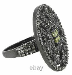 Pave Diamond 925 Sterling Silver Cocktail Ring Fine Jewelry Gift her