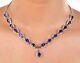 Radiant Amethyst Diamond Necklace, 925 Sterling Silver, Gemstone Jewelry, Gift