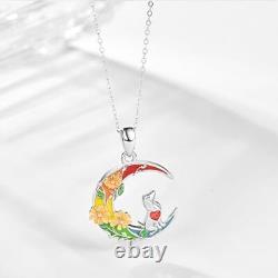 Rainbow Bridge Dog Memorial Gifts Necklace Sterling Silver Jewelry Pet