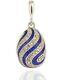 Russian Egg Pendant Sterling Silver 925 NEW WOW Christmas Easter Gift
