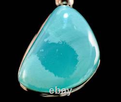 SMITHSONITE Crystal Pendant Sterling Silver, Cabochon Jewelry Gift, 54472
