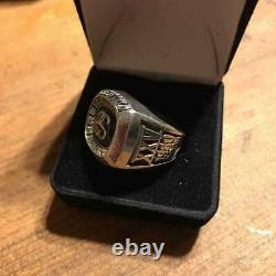 STUSSY COLLEGE RING 25th MEN SILVER LIMITED MODEL JOSTENS JEWELRY GIFT RARE